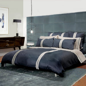 Sussex Bedding shown in Soot and Shell colours