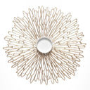 Bloom Round Placemats - Champagne