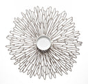 Bloom Round Placemats - Gun Metal