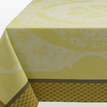 Duchesse Narcissus Green Tablecloth