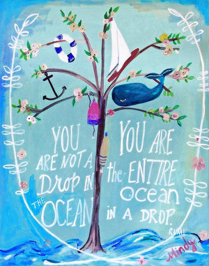 Drop in the Ocean Card