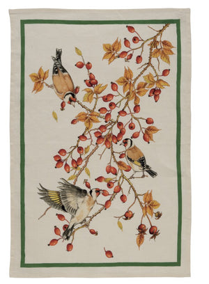 Cardellino Verde Tea Towel