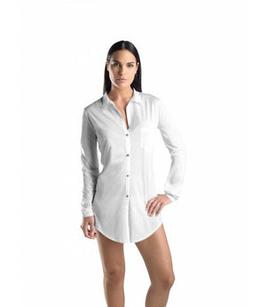  Cotton Deluxe Nightdress - White