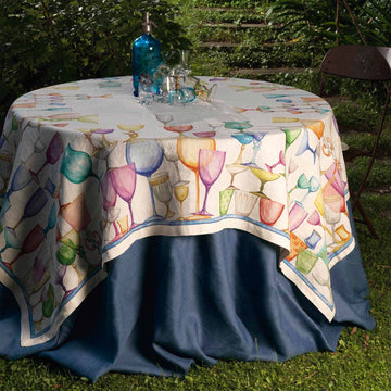 Crystal 67"x 67" Tablecloth