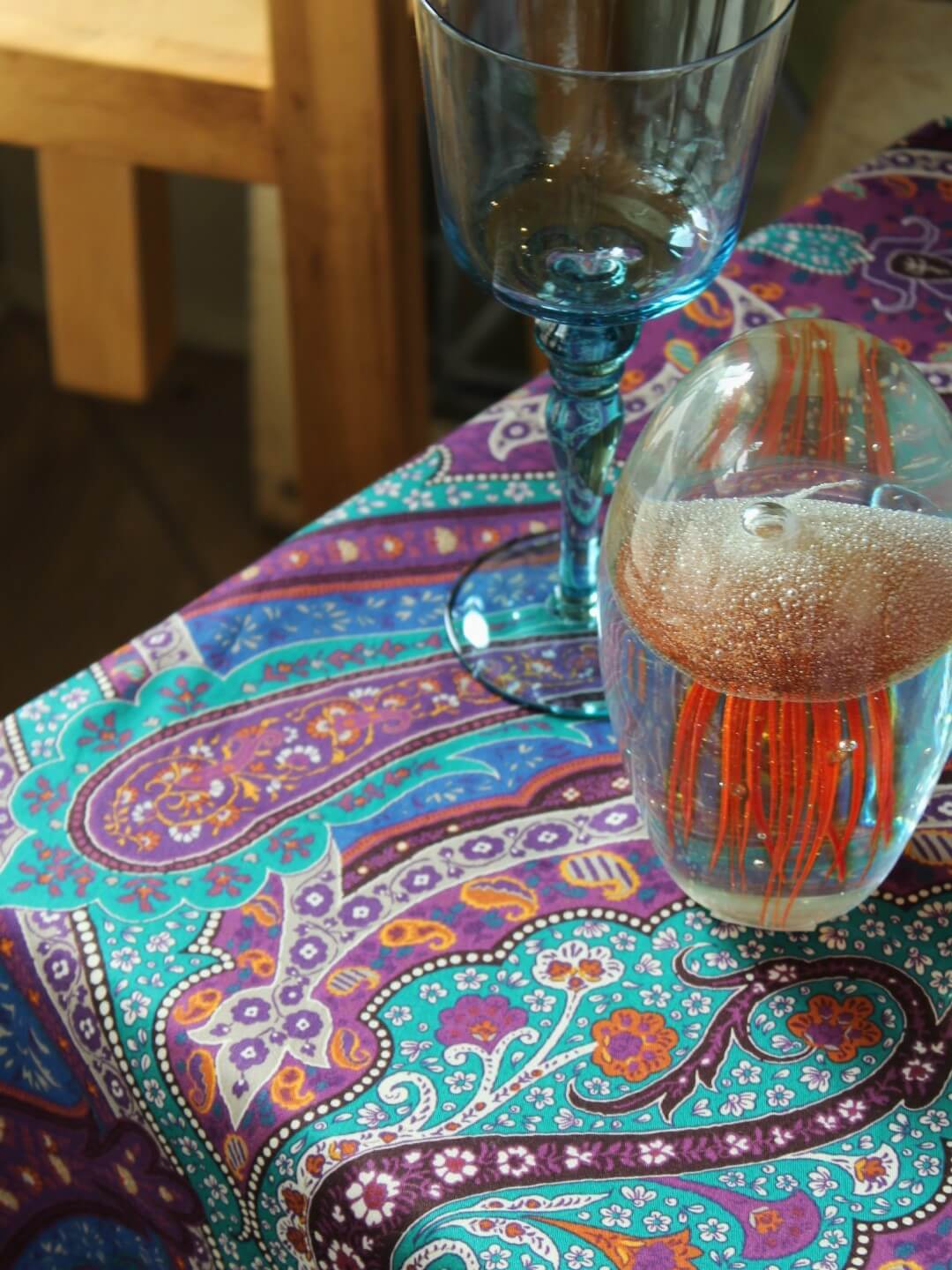 ETRO 55" x 55" Paisley Tablecloth