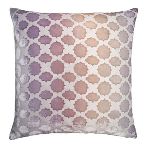 Velvet Fretwork 20" Opal Pillow