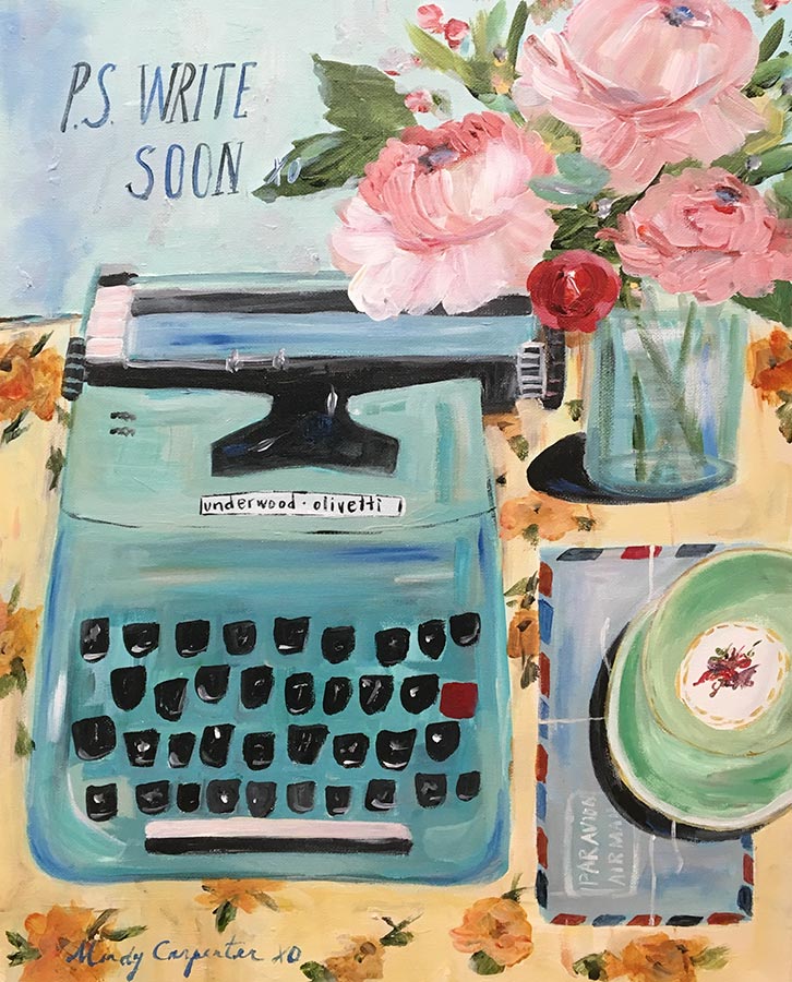 P.S. Write Soon Card